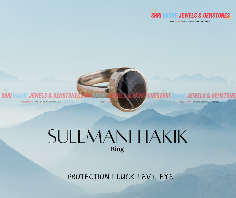 Premium Synthetic Sulemani Hakik Ring & Locket (Activated with Certificate) 💯