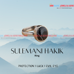 Premium Synthetic Sulemani Hakik Ring & Locket (Activated with Certificate) 💯