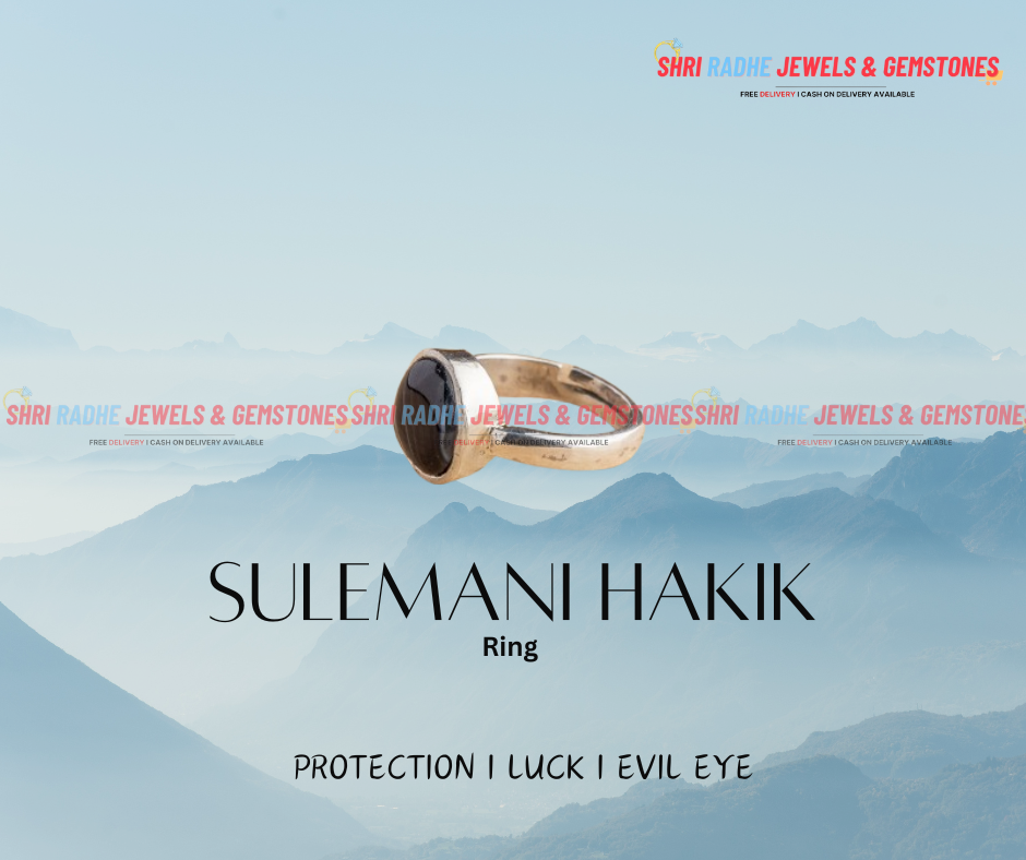 Premium Synthetic Sulemani Hakik Ring & Locket (Activated with Certificate) 💯