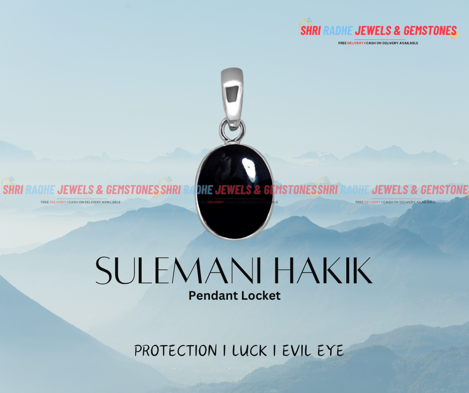 Premium Synthetic Sulemani Hakik Ring & Locket (Activated with Certificate) 💯